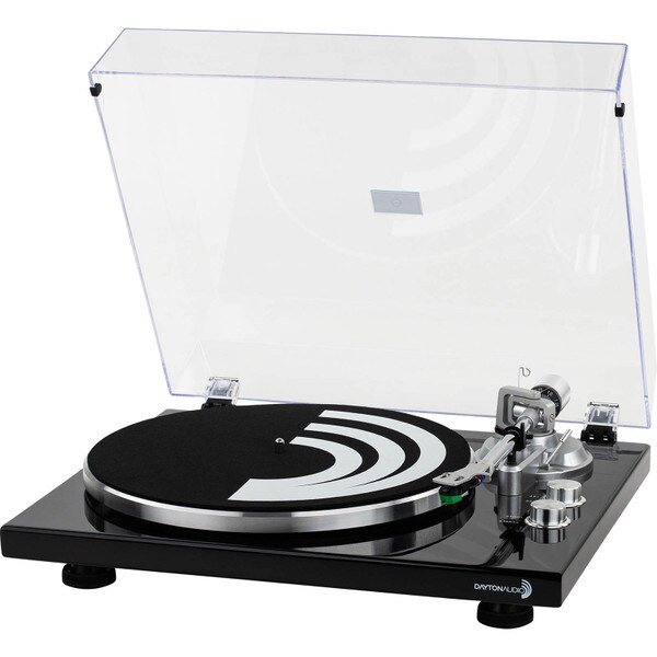 Main product image for Dayton Audio Turntable Hi-Fi Bundle - TT-1BTB Belt-Drive Turntable + HTA200 Hybrid Tube Amplifier + Opal1 Gloss Black Bookshelf Speakers - Complete Vinyl & Bluetooth Stereo System 300-3637
